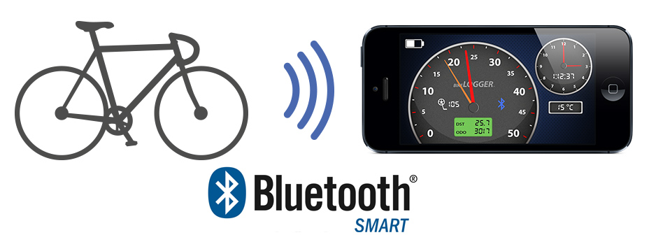 A good team: BikeLogger and BlueTooth Smart